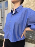 Upcycelt Vintage Bluse | S-M – Bild 3