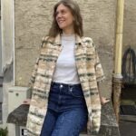 Vintage Hemd mit auffälligem, buntem Muster im extravaganten Retro-Stil